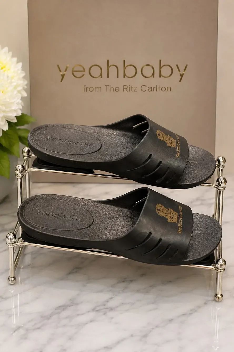 Yeahbaby Ritz-Carlton Recovery Slide Sandals Brown M8-9 W10-11 Large